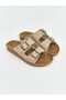 Lcw Steps Beige Double-Strapped Adjustable Women's Slippers