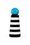 Skittle Water Bottle 500ml Stripes Sky Blue – Insulated Hot & Cold Thermos Bottle