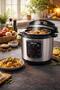 Electric Pressure Cooker Instant Programmable Smart Pot 1300 W,Rice Cooker, 8L DX3401 - 3