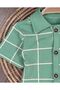 Plaid Summer 2-Piece Baby Boy Set with Shirt and Shorts - 5