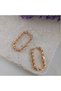 Xuping Vip Series Zircon Stone Oval Twist Earrings - 3