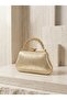 Gold Gold Dore Color Laser Patterned Chain Strap Women's Evening Dress Bag Wedding Engagement Graduation - 2