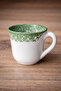 Set of 2 Coffee Cups Green - 4