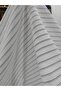 Black Striped White Fabric – Cotton Viscose Drapey Striped Fabric – Shirt, Dress and Tunic - 2