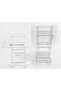 5-Piece Acrylic Folding Tray Table Set – Modern Clear Lucite Snack Tables with Storage Stand