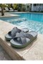Premium Knitted Patterned and Color Detailed Non-Slip Men's Slipper Open Front Balcony Bathroom Garden - 3