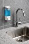 Wall Mounted Manual Liquid Soap Dispenser Adhesive and Screw-On Non-Spill Soap Dispenser 350 ml V-1 - 3