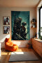 Witcher Themed Anime Wall Cloth – Large Size Tapestry Room Decor High-Definition Printing - 4