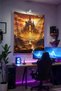 Golden Kingdom Wall Covering – Large Size Tapestry Wall Rug Sq, Game Anime Movie Room Decor - 2