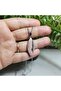 Rodokrozite Steel Chain Natural Stone Necklace-8- (Handmade Design Products) - 5