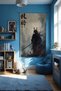 Samurai Warrior Horizontal Wall Covering – Large Size Tapestry Wall Rug Si, Game Anime Movie Room Decor - 3