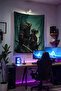 Witcher Themed Anime Wall Cloth – Large Size Tapestry Room Decor High-Definition Printing - 2