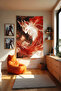 Red Fox Wall Covering – Large Size Tapestry Wall Rug Sq, Game Anime Movie Room Decor - 4