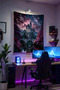 Dark Fantasy World Room-Defying Wall Tapestry - Anime Wall Covering, Large Size Tapestry, Impressive - 2