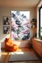 Sakura Garden Wall Covering – Large Size Tapestry Wall Rug Sq, Game Anime Movie Room Decor - 4