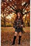 Winter Transitional Double Pocketed Button Oversized Plaid Women's Lumberjack Shirt - 4
