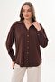 Women's Metal Button Long Sleeve Shirt 260339 - 265238 - 2