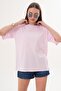 Women's Back Print Detailed Crew Neck Oversize T-Shirt 260259 - 2