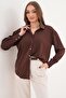 Women's Metal Button Long Sleeve Shirt 260339 - 265238