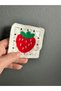 Knitwear Strawberry Pocket Embroidery Applique 9X9 cm - 2