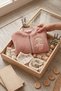 Girl's Soft-Textured Lined Zippered Pink Plush Coat - 6