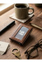 Smart Mechanism Magnetic Genuine Leather Handcrafted Wallet Father's Day Gift - 2