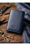 Smart Mechanism Magnetic Genuine Leather Handcrafted Wallet Father's Day Gift