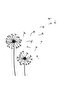 Tote Bag - Dandelion Printed Stylish Carry-All Cotton Tote Set of 01 - 5