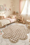 Bubble Papatya Rug Non-Slip Sole Fluffy Soft Decorative Living Room Living Bed Children's Room Rug Pieces - 3