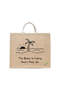 Tote Bag - The Beach is Calling Printed Stylish Carry-All Cotton Tote Set of 01