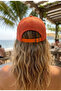 Women's Baseball Hat Paper Straw-Textured Adjustable Minimal Casual Women's Hat - 3