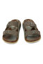 Men's Double Buckled Orthopedic Hajj Umrah Slippers - Ergonomic Comfortable Sole Daily Use Slipper - Brown - 4