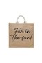 Tote Bag - Fun in the sun Printed Stylish Carry-All Cotton Tote Set of 01