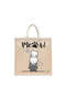 Tote Bag - Hi Meow Printed Stylish Carry-All Cotton Tote Set of 01