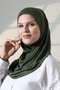 One-Piece Practical Prayer Hijab, Ready-To-Wear Hijab Shawl - Green - 4