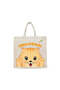 Tote Bag - Helloooo Printed Stylish Carry-All Cotton Tote Set of 01