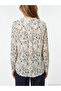 Lcw Grace Mixed Collar Floral Blouse - 4