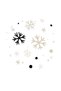 Tote Bag - Snowflakes Printed Stylish Carry-All Cotton Tote Set of 01 - 5