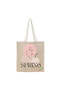 Tote Bag - Spring Printed Stylish Carry-All Cotton Tote Set of 01