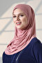 One-Piece Practical Prayer Hijab, Ready-To-Wear Hijab Shawl - Pink - 4
