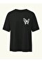 Women's Butterfly Printed Oversized Comfortable Daily Use Combed Cotton T-Shirt - 2