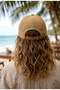 Women's Baseball Hat Paper Straw-Textured Adjustable Minimal Casual Women's Hat - 3