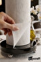 Luxury Granite Black Paper Towel Holder with Chrome Legs Modern Napkin Holder Kitchen Accessory Non-Tipping Heavy Duty - 3
