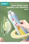 Baby Nail Clippers, Electric Trimmer, Infant Nails File Kit with LED Lighting, and 6 Different Sized - 3