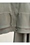 Eser Beli Tunnel Cover Pocketed Zippered Skirt Suit-Mf596 Khaki - 5