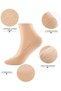 Women's/Girl's Non Slip No Show Socks/Socks Liner/Footies Socks/Foot Cover (Pack Of 4) - 3