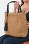 Women's Straw Weave Large Size Daily Wear Shoulder Bag Tassel Detailed Bag Sorina - 2