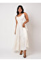 Sleeveless Tiered Maxi Night Gown