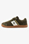 Men's Khaki Low-Top Sneakers - Classic Lace-Up Design, Comfortable for Everyday Outfits - 2