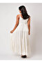 Sleeveless Tiered Maxi Night Gown - 3